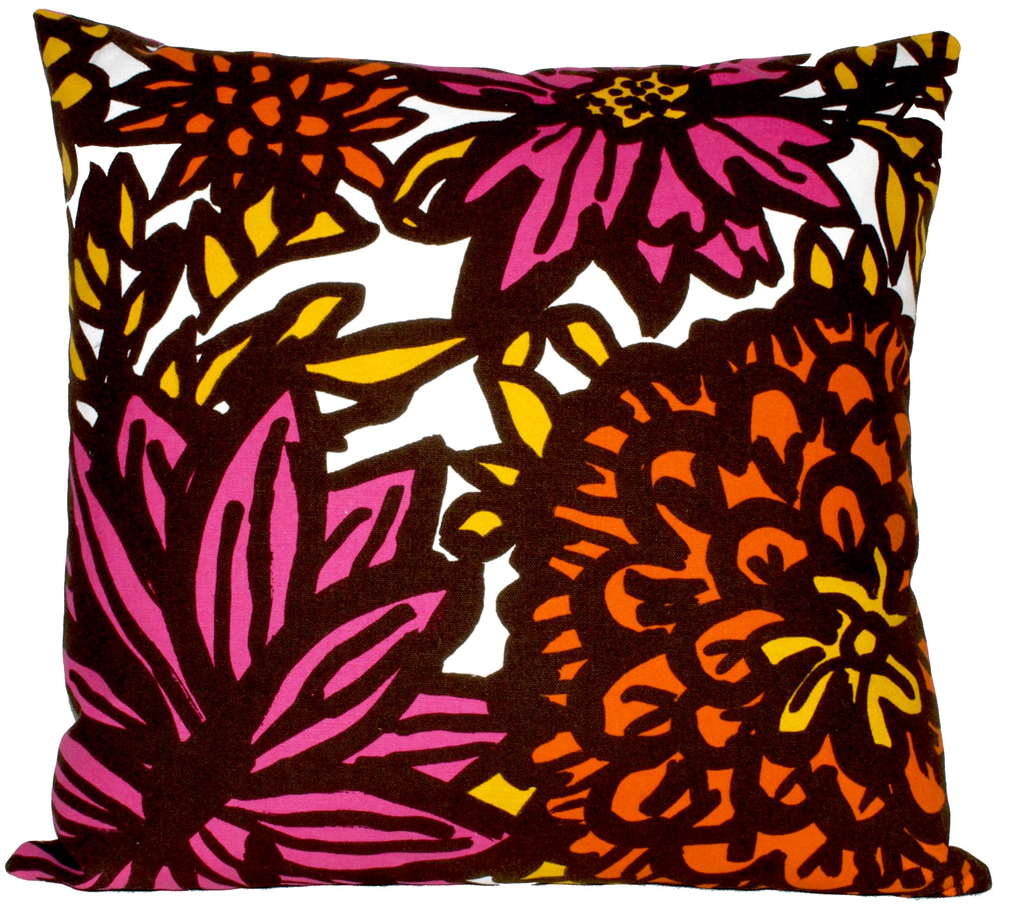 Flora Multi Pillow-Hot Pink