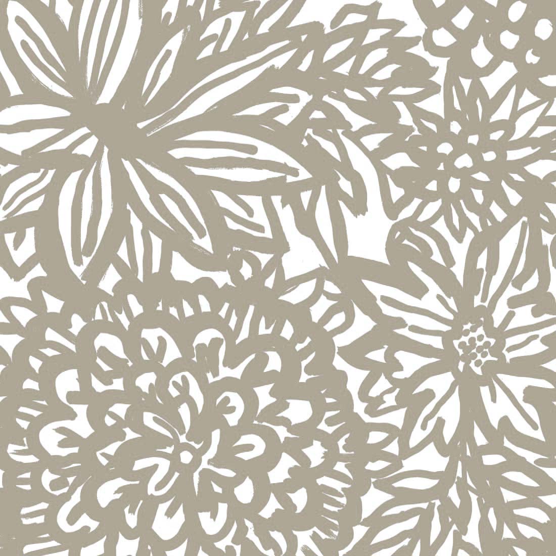 Flora Sand Fabric by the yard